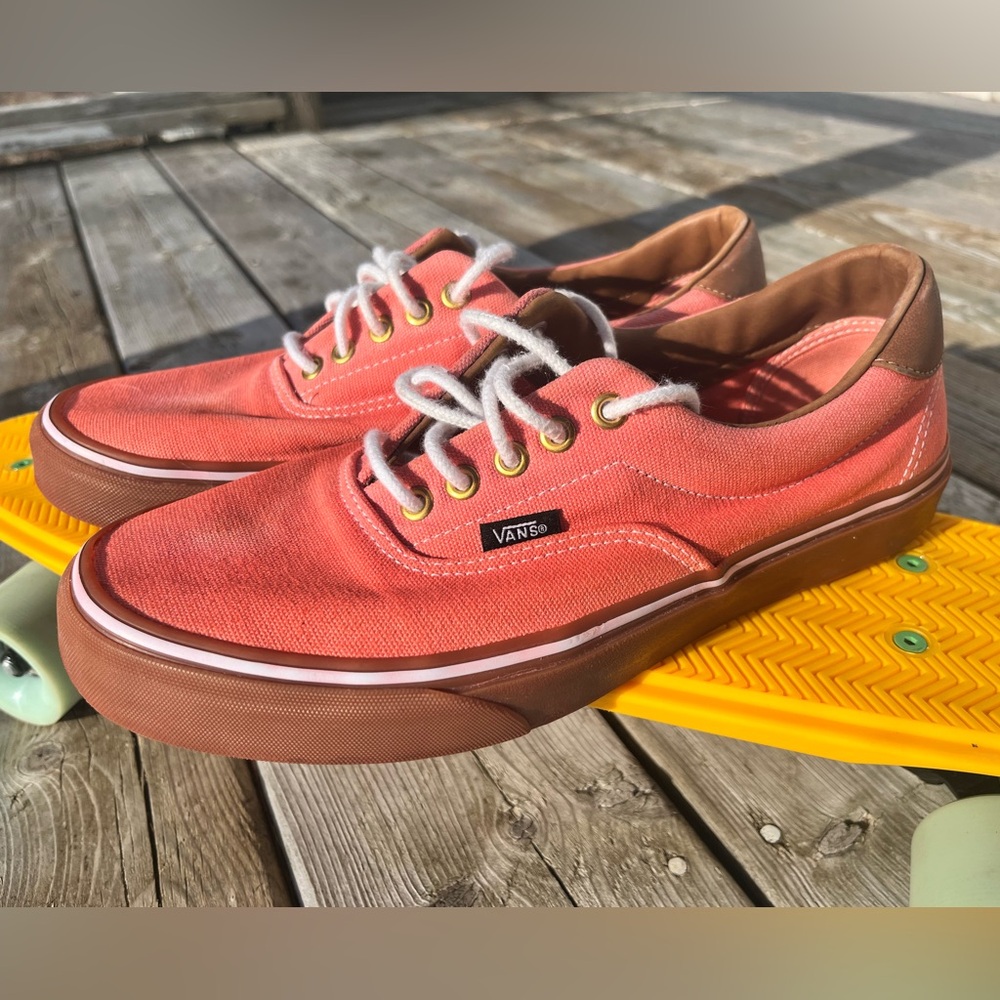 One of a kind Vans Coral Canvas Sneakers Men’s 9.5 or Women’s 11